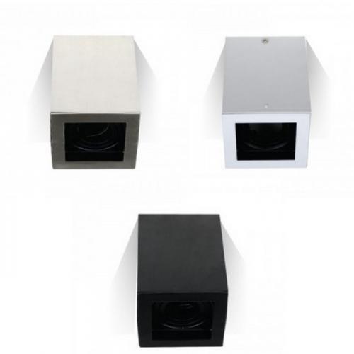V-TAC - SKU: 3630 VT-797 GU10 FITTING WHITE SQUARE