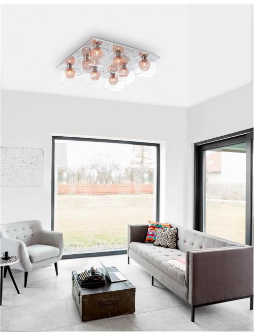 NOVA LUCE - Плафон  CECELIA 8337402 G9 8x33 Watt L:60 W:54 H:15cm 