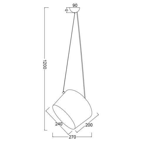 ACA LIGHTING - Пендел  STYLE OD8002RB