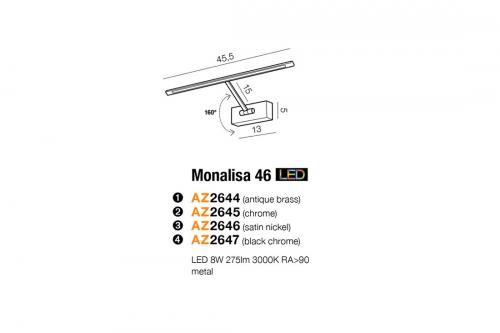 AZZARDO - MONALISA 46 AZ2644