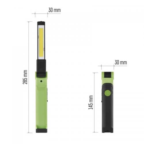 EMOS - Work light 750lm 35m 2h rechargeable 2000mAh plastic IP44 P4540
