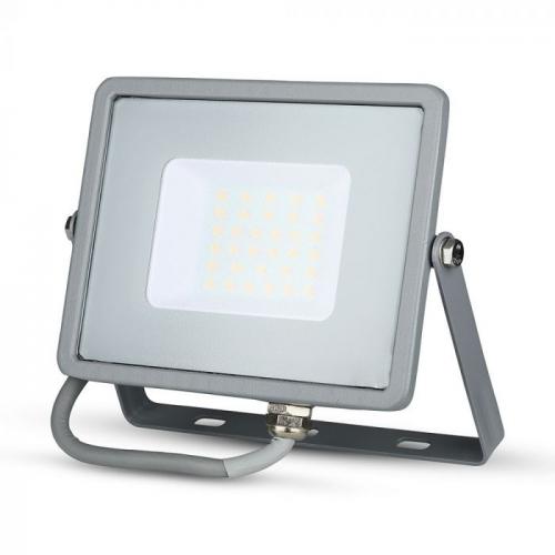 V-TAC - 30W LED Прожектор SAMSUNG Чип SMD Сиви Тяло 3000K SKU: 454