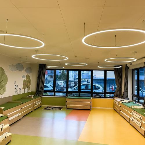 POLARIS LIGHTING - Пендел COOL Ø1000/25/25mm 68W 6120lm 3000K 110° бял 1302-1000