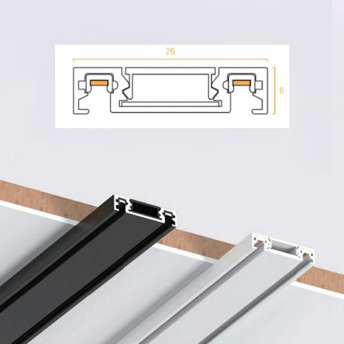 COUP LIGHT - Магнитно релсово осветление външен монтаж 3 метра бяло 48V SLIM - SLIMMT6-3M-WH