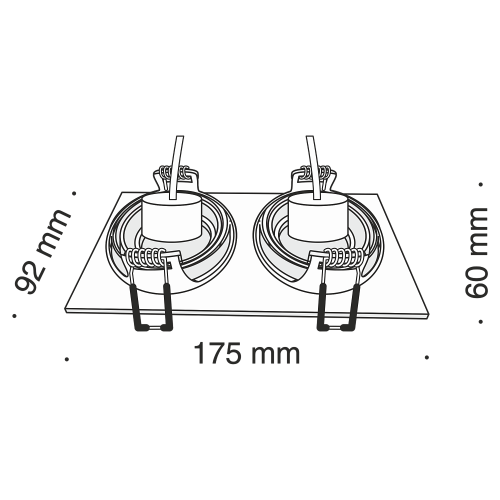 MAYTONI - Downlight Atom DL024-2-02S 