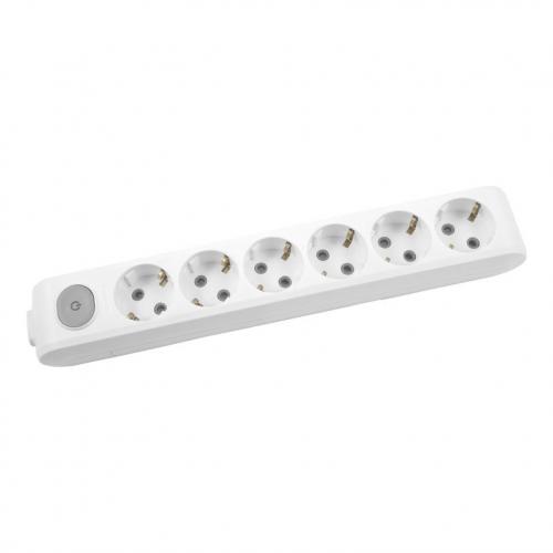 PANASONIC - 6x Socket 2P+E, With Child Protection and Switch, without Cord  