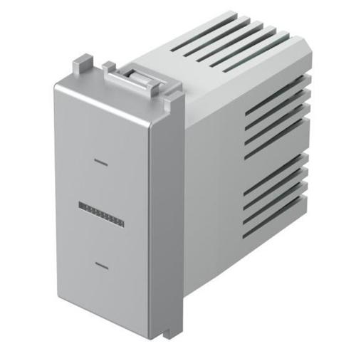 TEM - EM82ES Button with programmable relay 16A 1M, color Silver matt, Modul