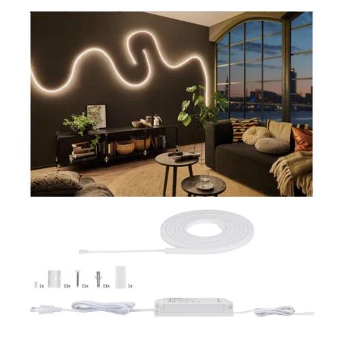PAULMANN - 70963  MaxLED Flow LED Strip warm white basic set 3m ⚡38W⚡ 750lm/m ⚡180 LEDs/m⚡ 2700K⚡50VA