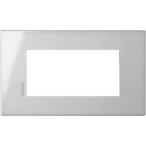 BTICINO - HW4804HC Cover plate Axolute Air 4 modules - Tech - material: metal