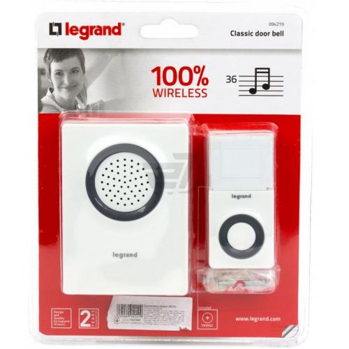 LEGRAND - 94219 Звънец безжичен 36 мелодии