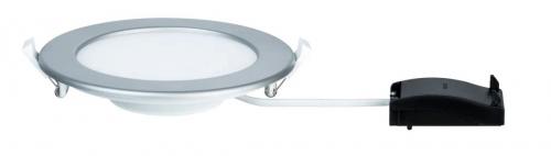 PAULMANN - 92071  LED recessed panel IP44 round 170mm◼ 12W ◼850lm ◼4000K✴Chrome matt