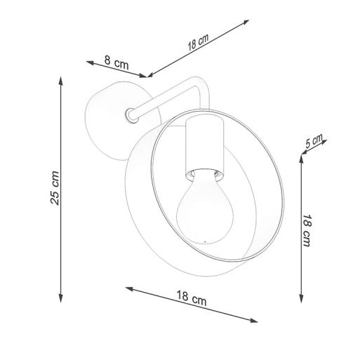 SOLLUX -  SL.1134 Wall lamp TITRAN 1 white