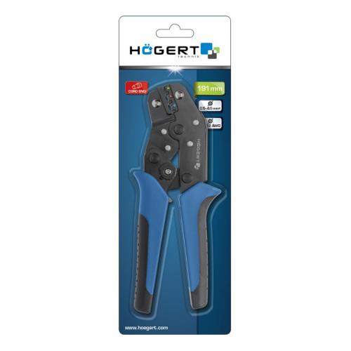 Högert Technik - Клещи за кримпване на края на кабела 0,5-4,0 mm2 -- HT1P161