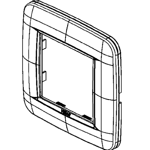 VIMAR - 20672.15 - Round plate 2M Bright matt anthracite