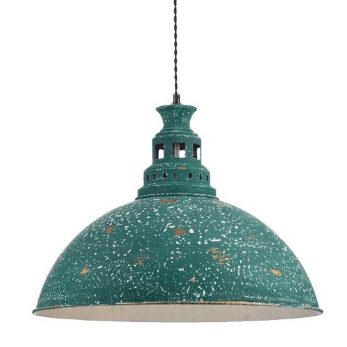 ACA LIGHTING - pendant luminaire KS198450PTR 1xE27 green/antique green
