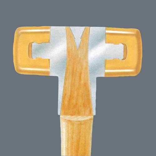 WERA - Soft-faced hammer with urethane head sections 05000505001