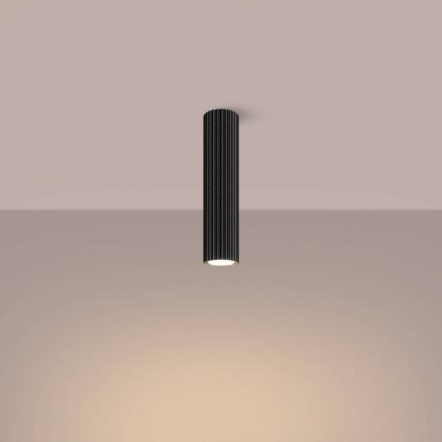 SOLLUX - Луна KARBON 30 черна 10W GU10  SL.1570