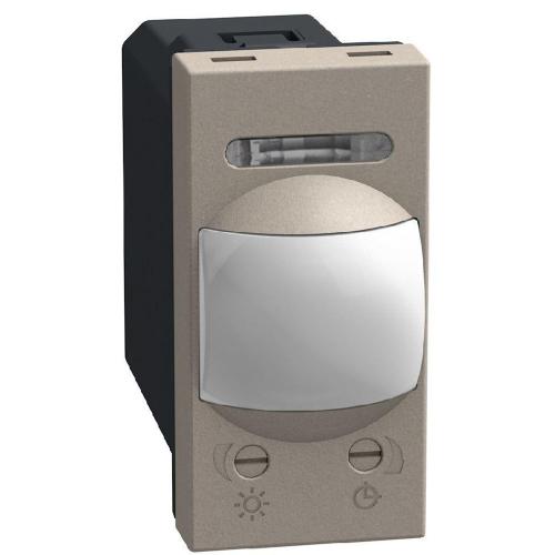 BTICINO - PIR motion sensor, 105°, range 6m @ h=1.2m, LED ≤ 50W, requires neutral, 1M color Stone Light Now YG4431
