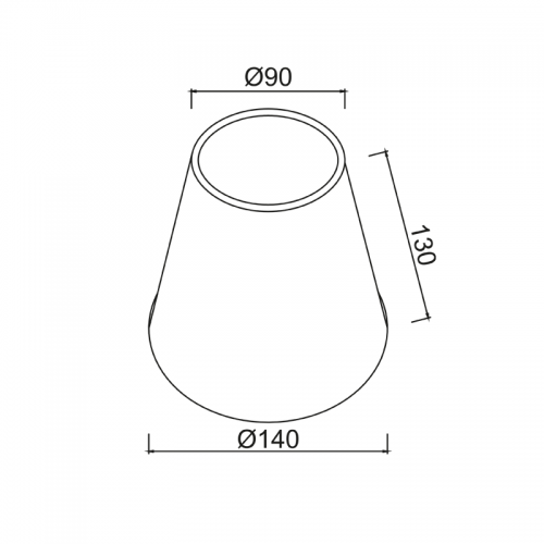 ACA LIGHTING - shade DL001SHE14  E14