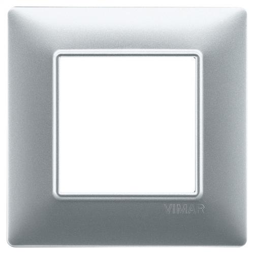 VIMAR - 14642.20 - Plate 2M techn. matt silver