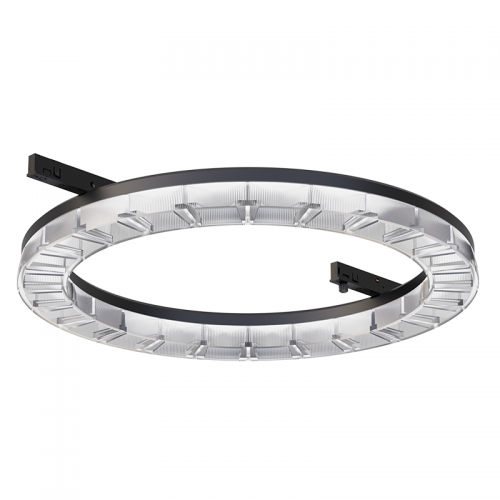 ACA LIGHTING - TKOR2430 TKOR-MINI TRACK ROUND LINEAR LIGHT BLACK / WHITE 45° BEAM ANGEL 24W 3000K 24V DC 5 YEARS WARRANTY