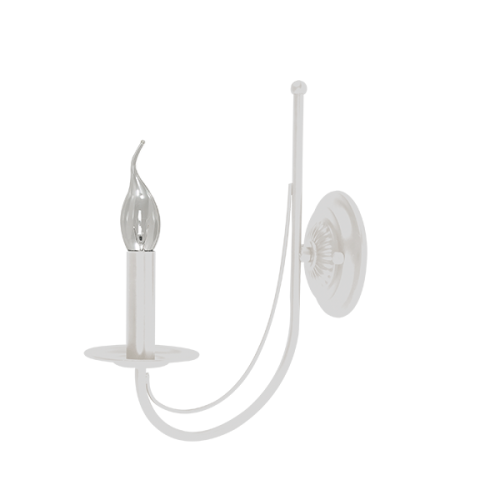 ELMARK - ANGELA WALL LAMP 1XE14 WHITE - 955ANGELA1W/WH