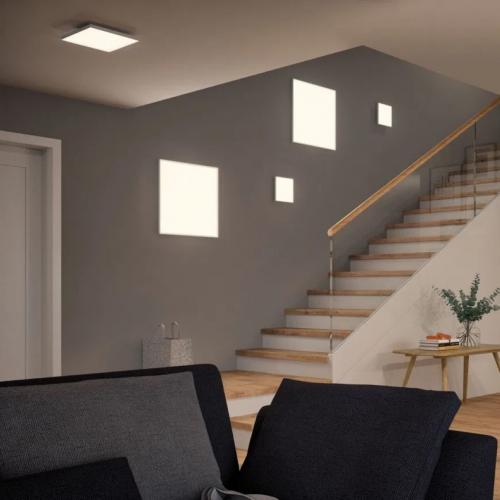 PAULMANN - 79822  LED Panel 3-Step-Dim Velora square 595x595mm◼34W◼3500lm◼3000K ◼dimmable✴White matt
