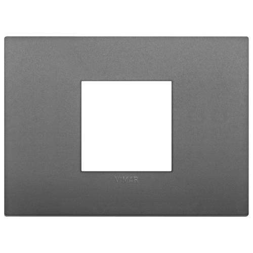 VIMAR - 19652.72 - Classic plate 2centrM technopolymer grey