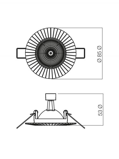 SMARTER - луна  MT 101  70194 GU5.3, 1 x max. 50W