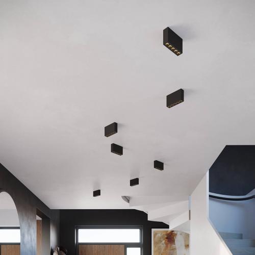 SOLLUX - LED Плафон SOLE SL.1212 черно 4000K 11W IP20