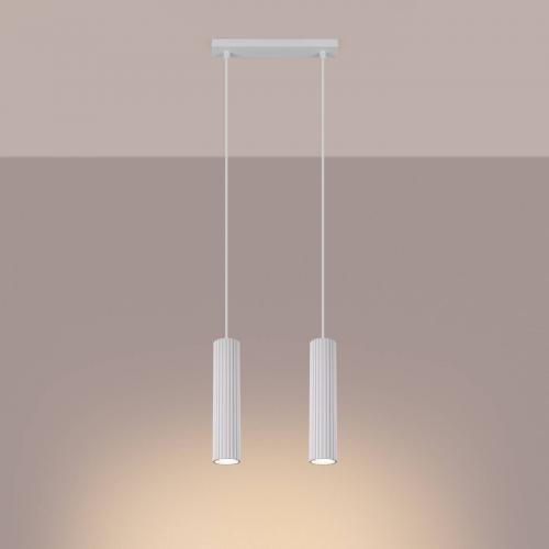 SOLLUX - Pendant KARBON 2 white 2x10W GU10 SL.1536