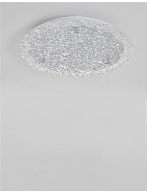 NOVA LUCE - Плафон WING 9624222 LED 40 W, 2400Lm, 3000K, IP20, D: 53 H: 9 cm
