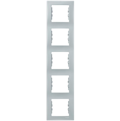SCHNEIDER ELECTRIC - SDN5801533 Sedna - vertical 5-gang frame - grey
