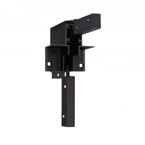 NOVA LUCE - 90° Vertical connector for magnetic track  L:6, W:6, H:5.4 cm.   9560220  Ultra Slim Magnetic B-Vertical 90deg connector ✴ Black