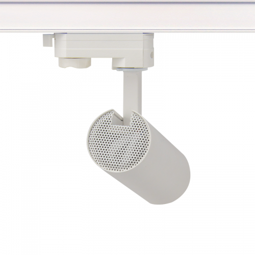 ACA LIGHTING - LED Прожектор за релсов монтаж SOLINE 10W 1000lm 36° 3000K 3-фазен SOLINE1030W4 бял