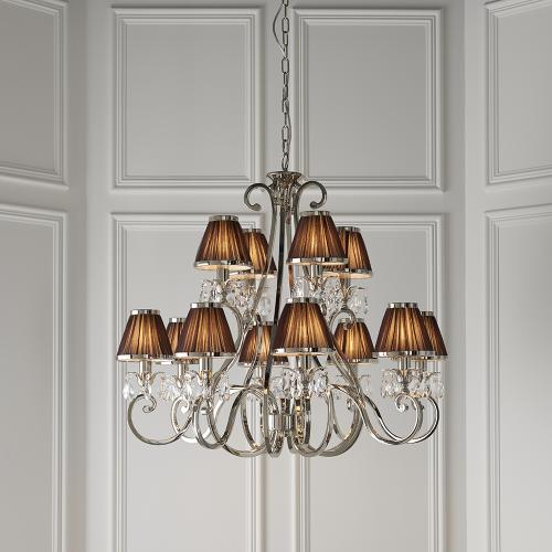 INTERIORS 1900 - Полилей OKSANA nickel  63509  E14, 12X40W