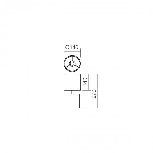 SMARTER - table luminaire CILLY  01-1370  E14, 28W