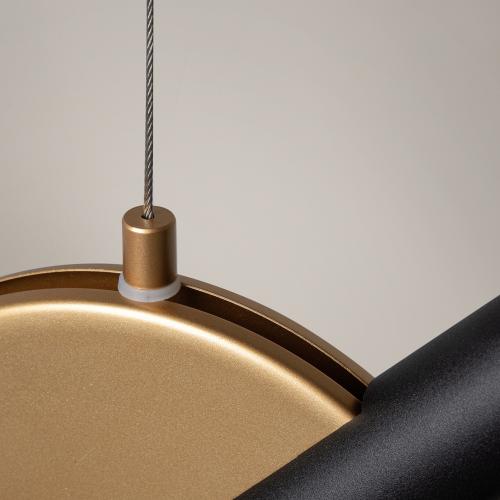 MAYTONI - LED Pendant Enigma 5W 3000K black ф300 MOD150PL-L5BS3K