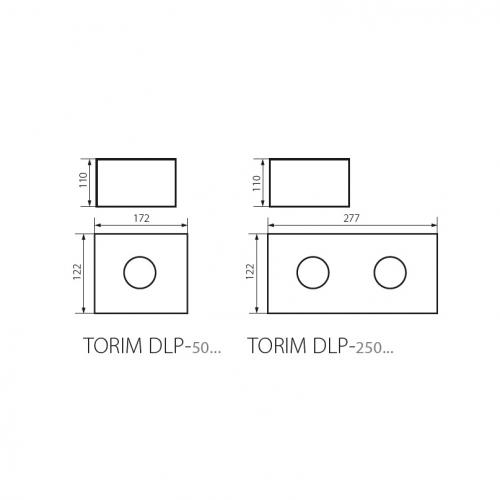 KANLUX - TORIM DLP-50 B-W (28461)
