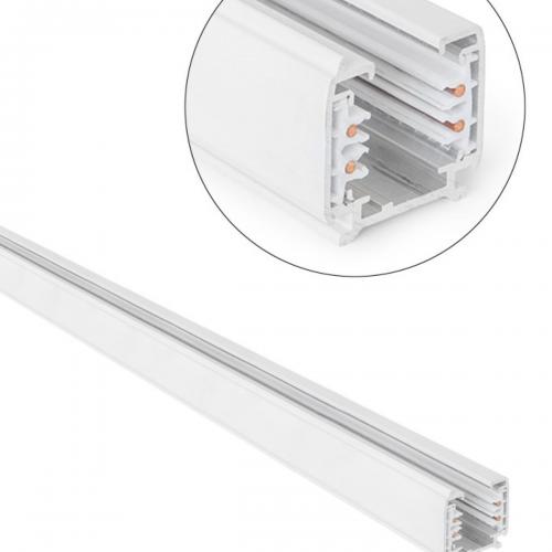 MAXLIGHT - 3-CIRCUIT TRACK 1m WHITE  MHT1-100-WH ,MHT1-100-WH