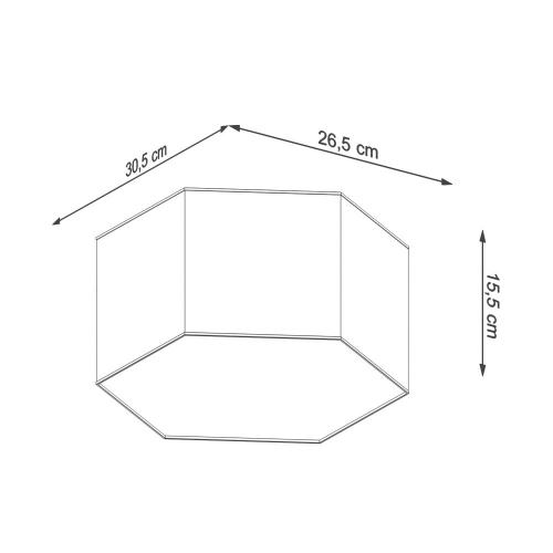 SOLLUX - Ceiling lamp SUNDE 15 white SL.1058