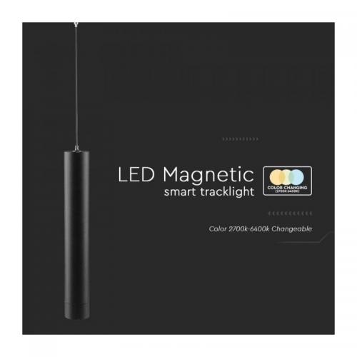 V-TAC - 8W LED Магнител Релсов SMART Пендел 3 в 1 SKU: 6889  VT-908D