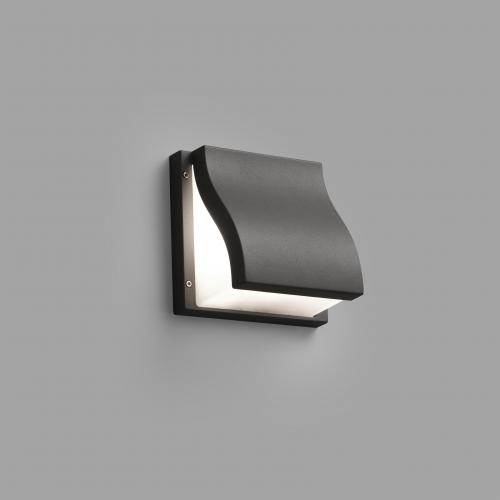 FARO - SUMA-P Dark grey wall lamp 2L Ref.70749  IP44