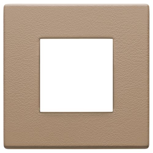 VIMAR - 22642.21 - Plate 2M leather Savannah