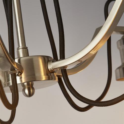 SEARCHLIGHT - Ceiling Pendant OLIVIA 1065-5SS Е27 5x60W