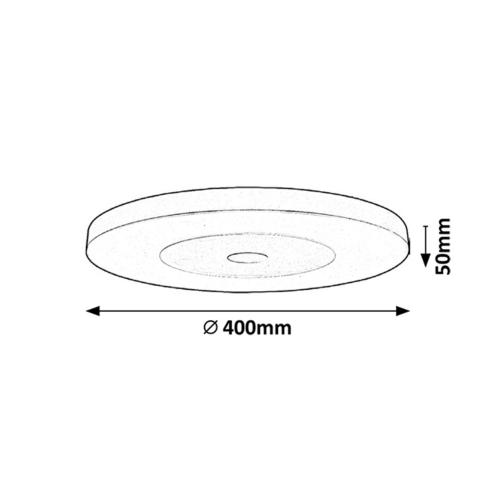 RABALUX - Ceiling luminaire  MILTON 6880 LED 24W,  2000lm, 4000K