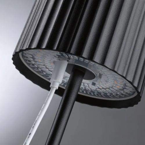 PAULMANN - Декоративна лампа  94878  Solar battery-powered light Else⚡ IP44⚡dimmable⚡2700K⚡LED 2.5 W⚡200 lm / 250 lm✴Черен