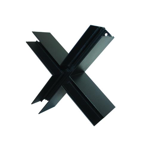 ACA LIGHTING - MSCROSSB MATTE BLACK CONNECTOR 
