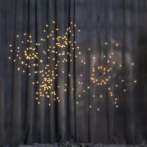 EGLO - Светеща декорация Заря Ø26см 60 LED светлини FIREWORK 710-15