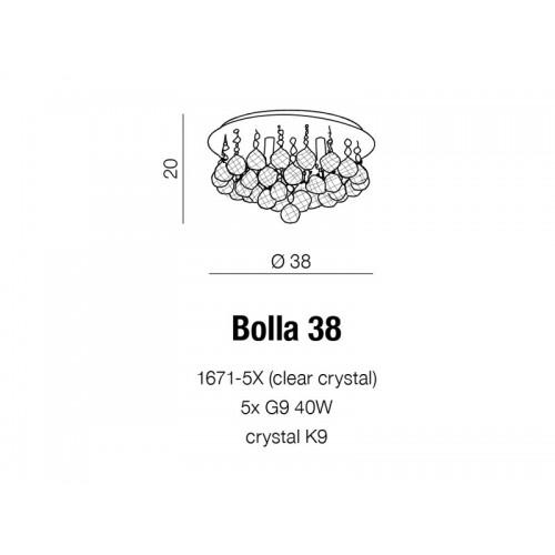 AZZARDO - BOLLA 38  Model 1671-5X 